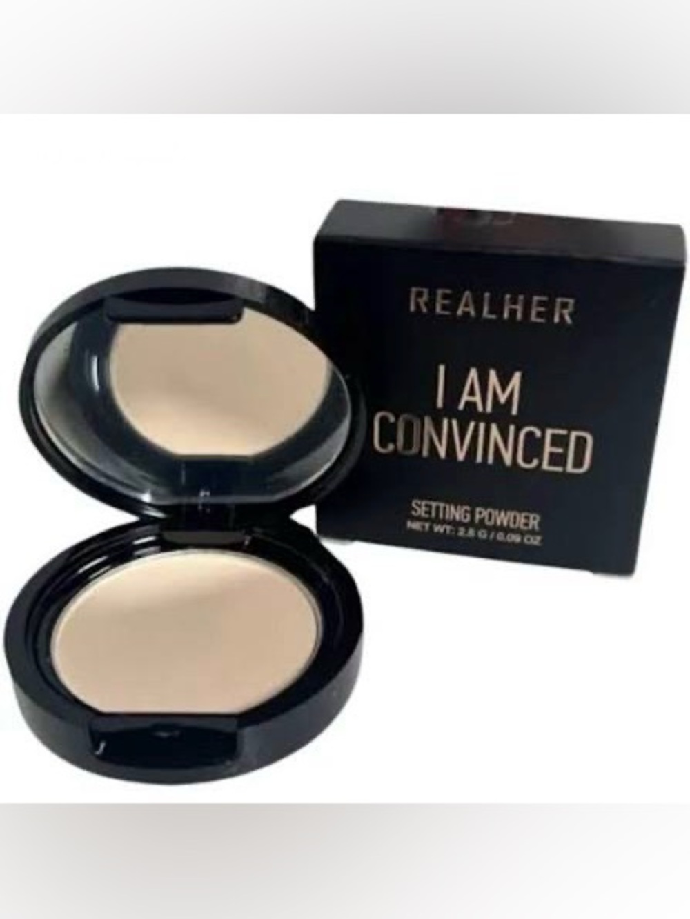 NEW REALHER I Am Convinced Setting Powder Mini Travel Size NIB